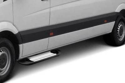 Black Horse Off Road - Transporter Running Boards Silver For 1999-2026 Ford F-250 Super Duty|1999-2026 Ford F-350 Super Duty|1999-2026 Ford F-450 Super Duty|1999-2026 Ford F-550 Super Duty | Black Horse Off Road - Image 2