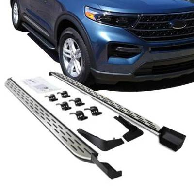 Black Horse Off Road - OEM Replica Running Boards Silver For 2020-2026 Ford Explorer | Black Horse Off Road - Image 5