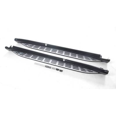 Black Horse Off Road - OEM Replica Running Boards Silver For 2021-2026 Mercedes-Benz GL450|2021-2026 Mercedes-Benz GLE53 AMG|2021-2026 Mercedes-Benz GLE63 AMG S | Black Horse Off Road - Image 2