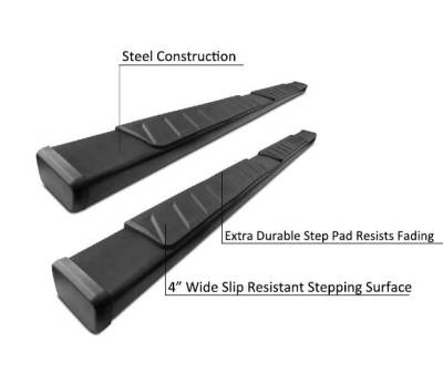 Black Horse Off Road - Summit Running Boards Black For 2009-2026 Ford F-150 | Black Horse Off Road - Image 6