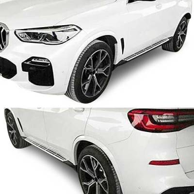 Black Horse Off Road - OEM Replica Running Boards Silver For 2019-2026 BMW X5 | Black Horse Off Road - Image 1