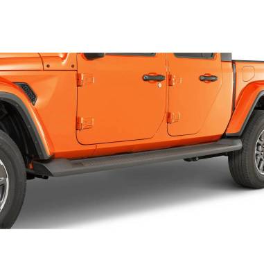 Black Horse Off Road - OEM Replica Running Boards Textured Black For 2020-2026 Jeep Gladiator | Black Horse Off Road - Image 3