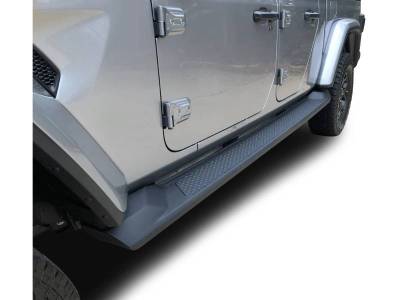 Black Horse Off Road - OEM Replica Running Boards Textured Black For 2020-2026 Jeep Gladiator | Black Horse Off Road - Image 6