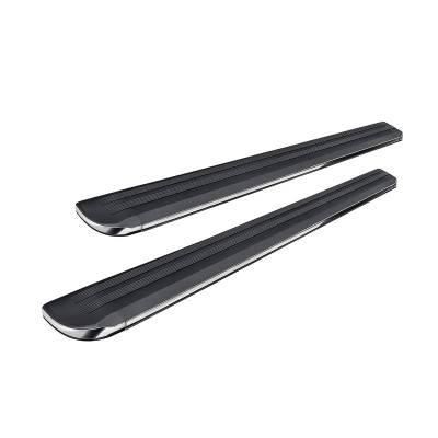 Black Horse Off Road - EXCEED Running Boards-Black-2019-2026 Chevrolet Silverado 1500 Crew Cab/2020-2026 Chevrolet Silverado 2500|3500 HD Crew Cab/2019-2026 GMC Sierra 1500 Crew Cab/2020-2026 GMC Sierra 2500|3500 HD Crew Cab|Black Horse Off Road - Image 1