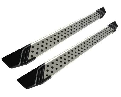 Black Horse Off Road - Vortex Running Boards Silver For 2009-2010 Dodge Ram 1500|2011-2018 Ram 1500|2019-2024 Ram 1500 Classic|2010-2010 Dodge Ram 2500|2011-2026 Ram 2500|2010-2010 Dodge Ram 3500|2011-2026 Ram 3500 | Black Horse Off Road - Image 9