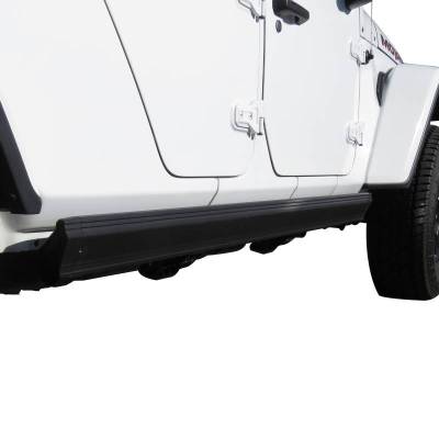 Black Horse Off Road - Elite Retractable Power Board Black For 2020-2026 Jeep Wrangler | Black Horse Off Road - Image 2