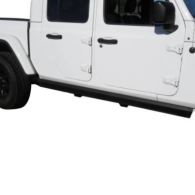 Black Horse Off Road - Elite Retractable Power Board Black For 2020-2026 Jeep Wrangler | Black Horse Off Road - Image 3