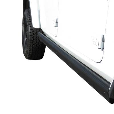 Black Horse Off Road - Elite Retractable Power Board Black For 2020-2026 Jeep Wrangler | Black Horse Off Road - Image 6