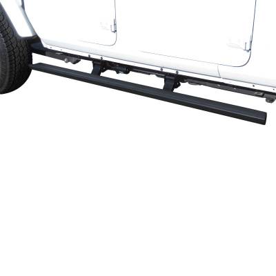 Black Horse Off Road - Elite Retractable Power Board Black For 2020-2026 Jeep Wrangler | Black Horse Off Road - Image 10