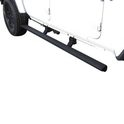 Black Horse Off Road - Elite Retractable Power Board Black For 2020-2026 Jeep Wrangler | Black Horse Off Road - Image 11