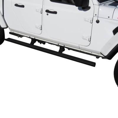 Black Horse Off Road - Elite Retractable Power Board Black For 2020-2026 Jeep Wrangler | Black Horse Off Road - Image 16