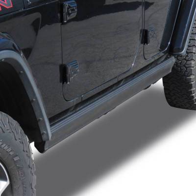 Black Horse Off Road - Elite Retractable Power Board Black For 2012-2026 Jeep Wrangler | Black Horse Off Road - Image 5