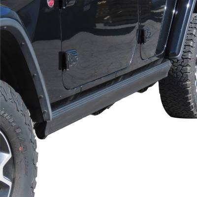 Black Horse Off Road - Elite Retractable Power Board Black For 2012-2026 Jeep Wrangler | Black Horse Off Road - Image 7