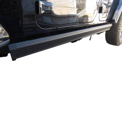 Black Horse Off Road - Elite Retractable Power Board Black For 2012-2026 Jeep Wrangler | Black Horse Off Road - Image 8