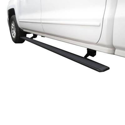 Black Horse Off Road - ELITE Retractable Power Board-Black-2014-2026 Silverado/Sierra 1500(Double Cab)|2015-2026 Silverado/Sierra 2500-3500(Double Cab)|2019-2021 Silverado and Sierra Limited(Double Cab)|Black Horse Off Road - Image 1