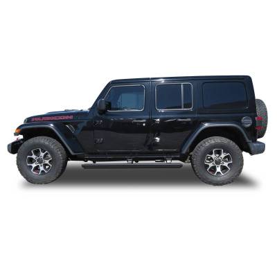 Black Horse Off Road - Elite Retractable Power Board Black For 2018-2026 Jeep Wrangler | Black Horse Off Road - Image 14