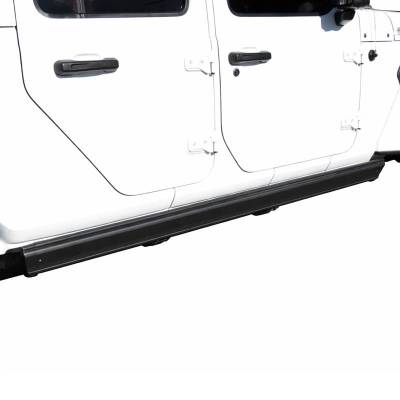 Black Horse Off Road - Elite Retractable Power Board Black For 2018-2026 Jeep Wrangler | Black Horse Off Road - Image 24