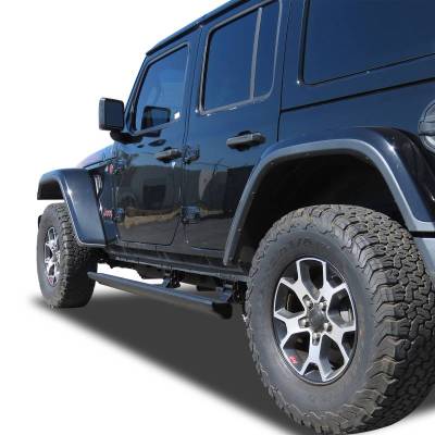 Black Horse Off Road - Elite Retractable Power Board Black For 2018-2026 Jeep Wrangler | Black Horse Off Road - Image 22