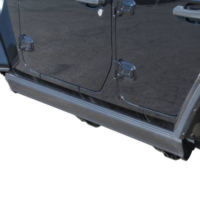 Black Horse Off Road - Elite Retractable Power Board Black For 2018-2026 Jeep Wrangler | Black Horse Off Road - Image 17