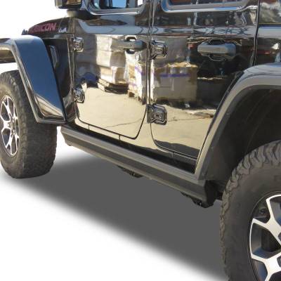 Black Horse Off Road - Elite Retractable Power Board Black For 2018-2026 Jeep Wrangler | Black Horse Off Road - Image 19