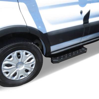 Black Horse Off Road - Spartan Running Boards Black For 2022-2026 Ford E-Transit | Black Horse Off Road - Image 4