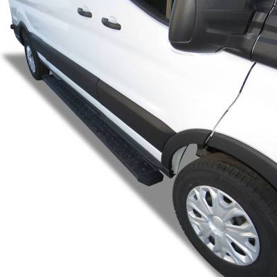 Black Horse Off Road - Spartan Running Boards Black For 2022-2026 Ford E-Transit | Black Horse Off Road - Image 16