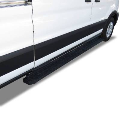 Black Horse Off Road - Spartan Running Boards Black For 2022-2026 Ford E-Transit | Black Horse Off Road - Image 19