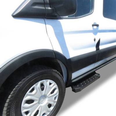 Black Horse Off Road - Spartan Running Boards Black For 2022-2026 Ford E-Transit | Black Horse Off Road - Image 11