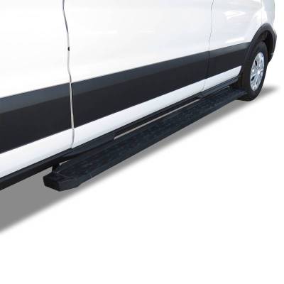 Black Horse Off Road - Spartan Running Boards Black For 2022-2026 Ford E-Transit | Black Horse Off Road - Image 21