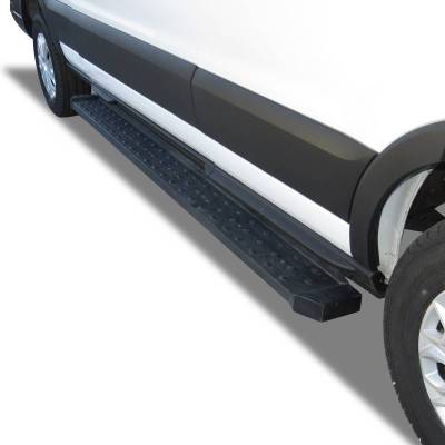 Black Horse Off Road - Spartan Running Boards Black For 2022-2026 Ford E-Transit | Black Horse Off Road - Image 23