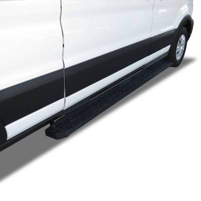 Black Horse Off Road - Spartan Running Boards Black For 2022-2026 Ford E-Transit | Black Horse Off Road - Image 27