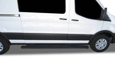 Black Horse Off Road - Spartan Running Boards Black For 2022-2026 Ford E-Transit | Black Horse Off Road - Image 29