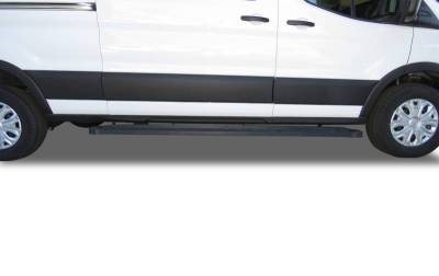 Black Horse Off Road - Spartan Running Boards Black For 2022-2026 Ford E-Transit | Black Horse Off Road - Image 31