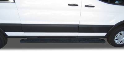Black Horse Off Road - Spartan Running Boards Black For 2022-2026 Ford E-Transit | Black Horse Off Road - Image 34