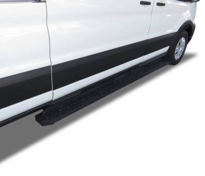 Black Horse Off Road - Spartan Running Boards Black For 2022-2026 Ford E-Transit | Black Horse Off Road - Image 37