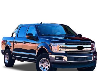 Black Horse Off Road - CLASSIC Roll Bar-Stainless Steel-Nissan Titan, Dodge/Ram 2500/3500, Chevrolet Silverado 1500/2500 HD/3500, Ford F-150, GMC Sierra 1500/2500 HD/3500 HD, Toyota Tundra|Black Horse Off Road - Image 29