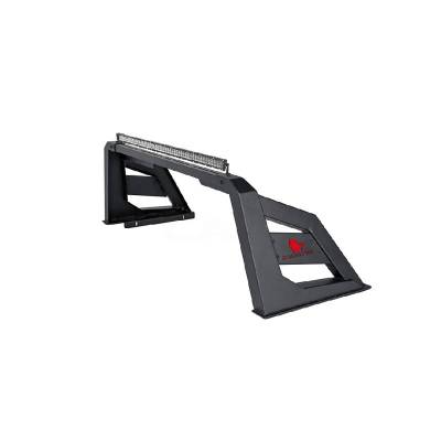Black Horse Off Road - ARMOUR Roll Bar Kit-With 40in LED Light Bar-Matte Black-Silverado and Sierra F-150/Tundra/Ram 1500|Black Horse Off Road - Image 16