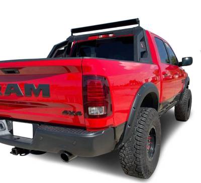 Black Horse Off Road - ARMOUR Roll Bar Kit-With 40in LED Light Bar-Matte Black-Silverado and Sierra F-150/Tundra/Ram 1500|Black Horse Off Road - Image 23
