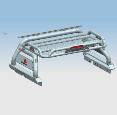 Black Horse Off Road - ATLAS Roll Bar-Black-2020-2026 Jeep Gladiator|Black Horse Off Road - Image 23