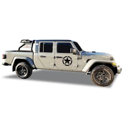 Black Horse Off Road - ATLAS Roll Bar-Black-2020-2026 Jeep Gladiator|Black Horse Off Road - Image 45