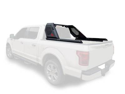 VIGOR Roll Bar-Black-2007-2026 Chevrolet Silverado 1500|2007-2026 GMC Sierra 1500|2009-2010 Dodge Ram 1500|2011-2026 Ram 1500|2009-2026 Ford F-150|2007-2026 Toyota Tundra|Black Horse Off Road