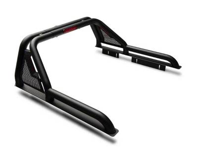 Black Horse Off Road - GLADIATOR Roll Bar Kit-With 40" LED light Bar-Black-2015-2026 GMC Canyon|2015-2026 Chevrolet Colorado|2015-2026 Toyota Tacoma|Black Horse Off Road - Image 7