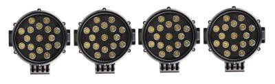 Black Horse Off Road - ATLAS Roll Bar Kit-With 2 Set of 7.0".Black Trim Rings LED Flood Lights-Black-Silverado/Sierra 14+,Ford F-150 15+,Dodge Ram 15+|Black Horse Off Road - Image 3