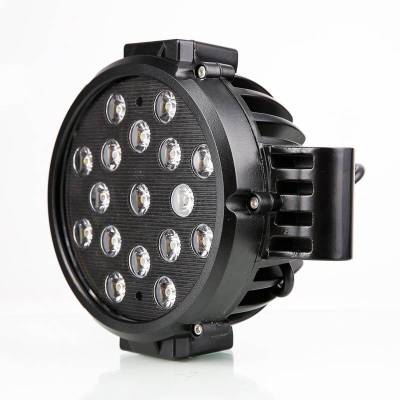 Black Horse Off Road - ATLAS Roll Bar Kit-With 2 pairs of 7.0" Black Trim Rings LED Flood Lights-Black-2019-2026 Ford Ranger|Black Horse Off Road - Image 21