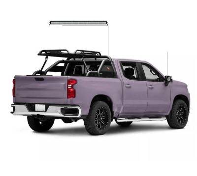 Black Horse Off Road - WARRIOR Roll Bar-With 40" LED light Bar-Black-Silverado/Sierra 14+,Ford F-150 15+,Dodge Ram 15+|Black Horse Off Road - Image 29