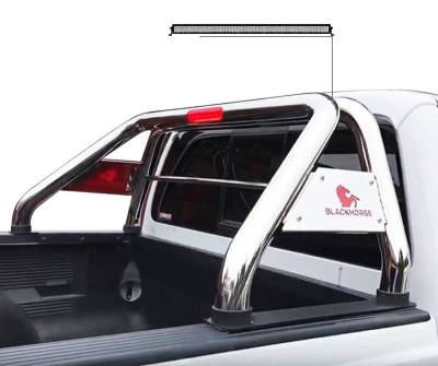 Black Horse Off Road - CLASSIC Roll Bar Kit-With 40in LED Light Bar-Stainless Steel-2019-2026 Ram 1500 ( Excludes Classic model )|Black Horse Off Road - Image 8