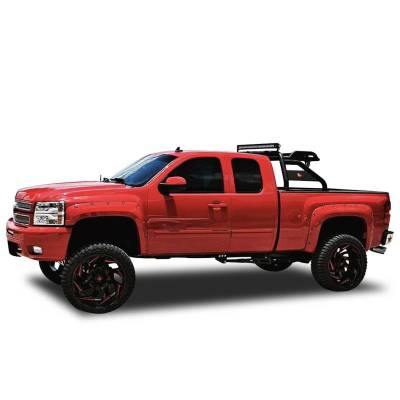 Black Horse Off Road - ATLAS Roll Bar Kit-With 40" LED light Bar-Black-Silverado/Sierra 14+,Ford F-150 15+,Dodge Ram 15+|Black Horse Off Road - Image 3