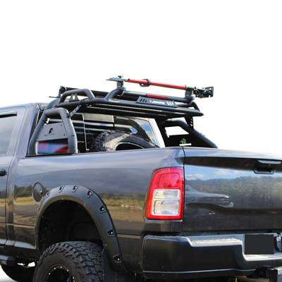 Black Horse Off Road - ATLAS Roll Bar Kit-With 40" LED light Bar-Black-Silverado/Sierra 14+,Ford F-150 15+,Dodge Ram 15+|Black Horse Off Road - Image 9