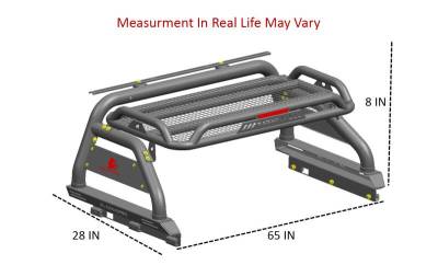 Black Horse Off Road - ATLAS Roll Bar-Stainless Steel-2019-2026 Ford Ranger|Black Horse Off Road - Image 7