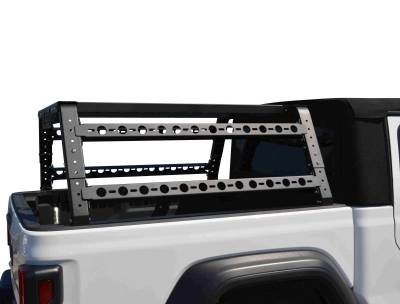 Black Horse Off Road - Traveler Overland Utility Bed Rack-Black-Midsize- Half Ton- Three Quarter Ton Trucks-800 Lbs Capacity|Black Horse Off Road - Image 11